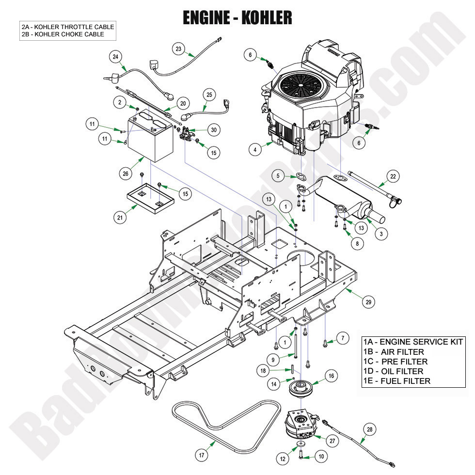 2024 Maverick - Engine - Kohler ZT740